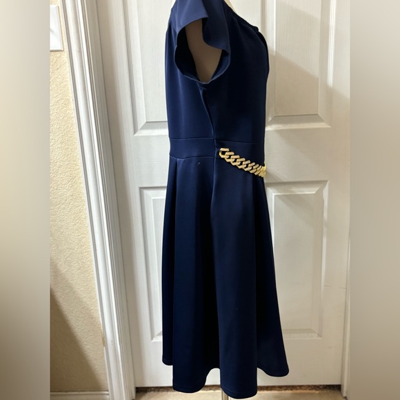 Blue cocktail Dress - Size XL - Picture 5 of 8